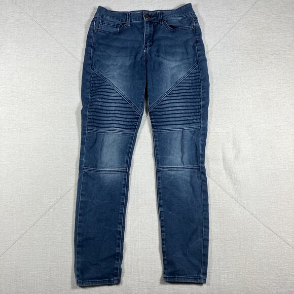 EUC 7 Seven For All Mankind Women’s Size 6 “Skinny” Moto Jeans Jegging 28x29 - Picture 1 of 16